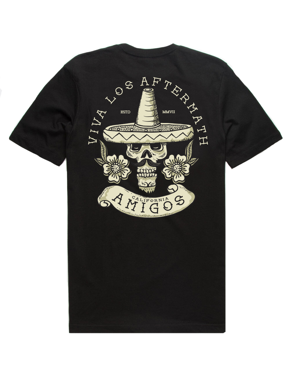 [AFTERMATH] AFTERMATH small logo t-shirt /追跡付 AMIGOS – Aftermath